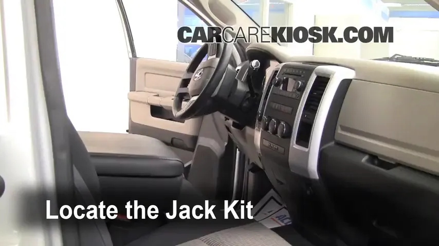 2011 Ram 1500 SLT 4.7L V8 FlexFuel Crew Cab Pickup Jack Up Car